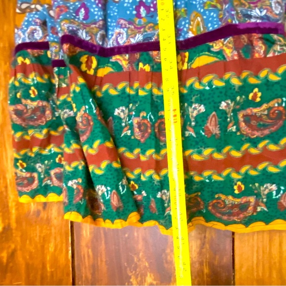 Bohemian Paisley Maxi Skirt - Multicolor - Picture 11 of 11